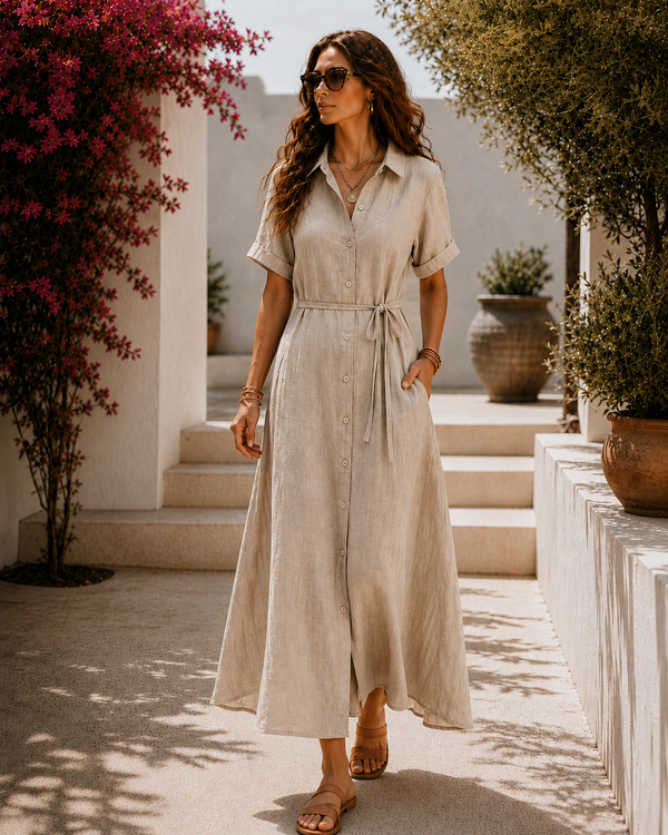 Élise | Robe Longue Fluide & Intemporelle