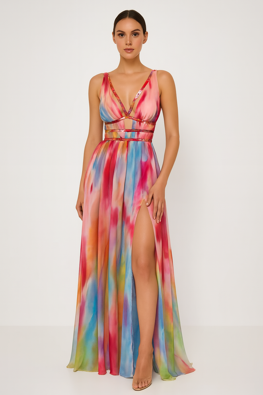 Freya | Robe longue à fleurs