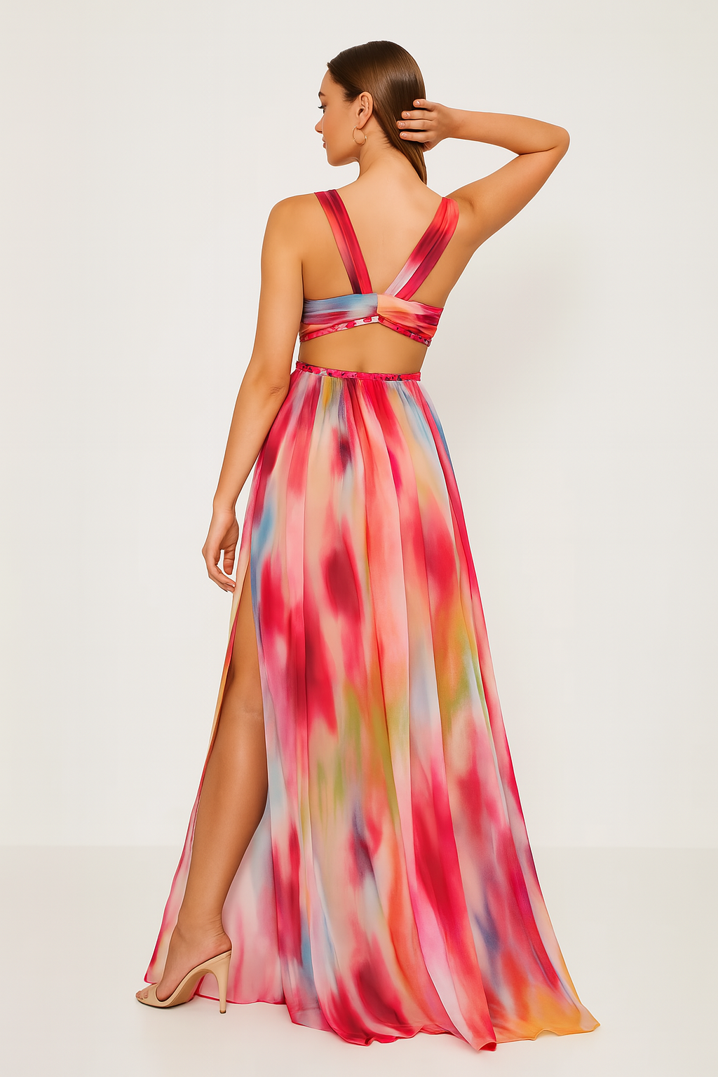 Freya | Robe longue à fleurs