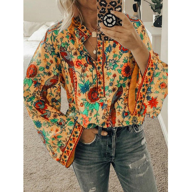 Gisela - Blouse de mode sophistiquée