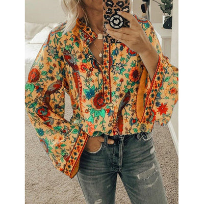 Gisela - Blouse de mode sophistiquée