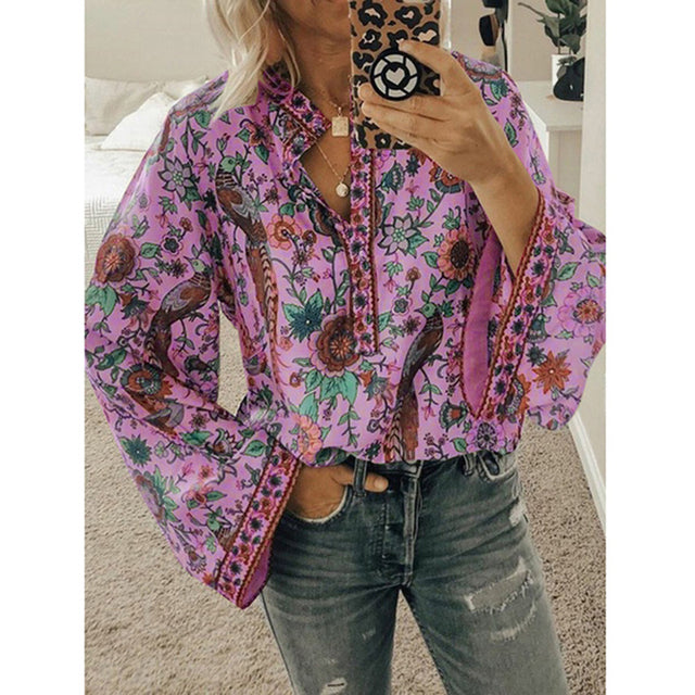 Gisela - Blouse de mode sophistiquée