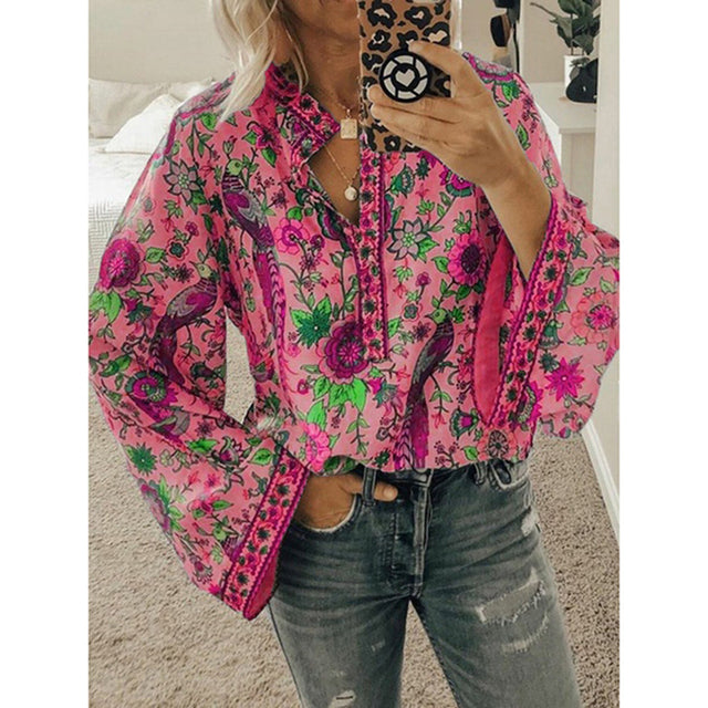 Gisela - Blouse de mode sophistiquée