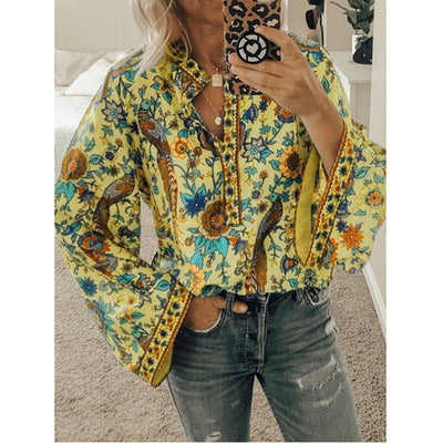 Gisela - Blouse de mode sophistiquée