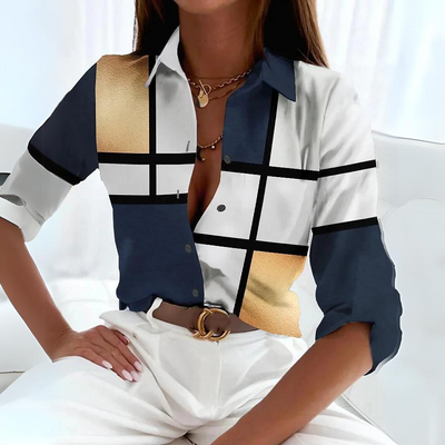 Monique | Chemisier féminin élégant de style classique