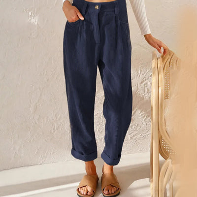 Pantalons taille haute pour femmes