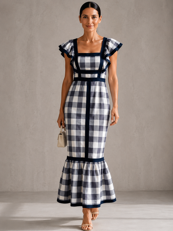 Dianne | Robe Longue à Rayures
