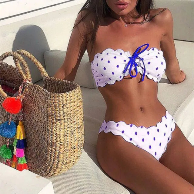 Loes - Bikini à pois