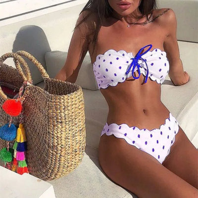 Loes - Bikini à pois