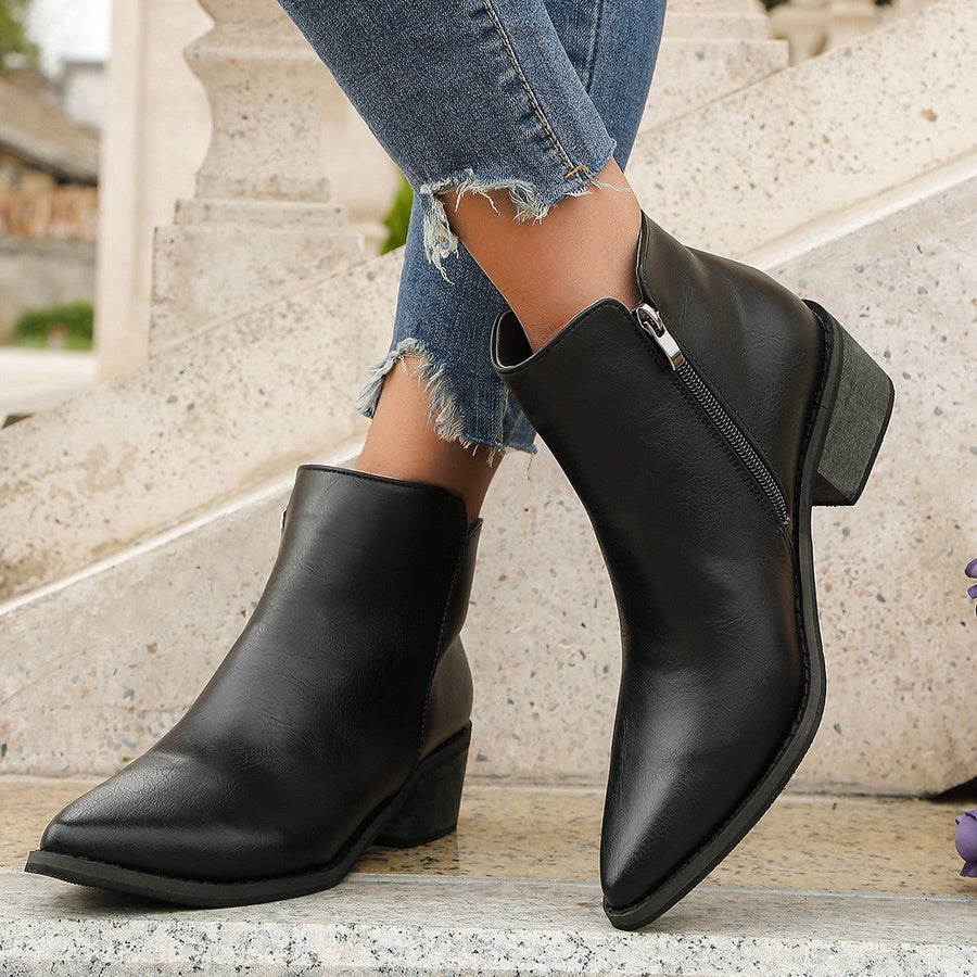 Bottines Chic à Bout Pointu
