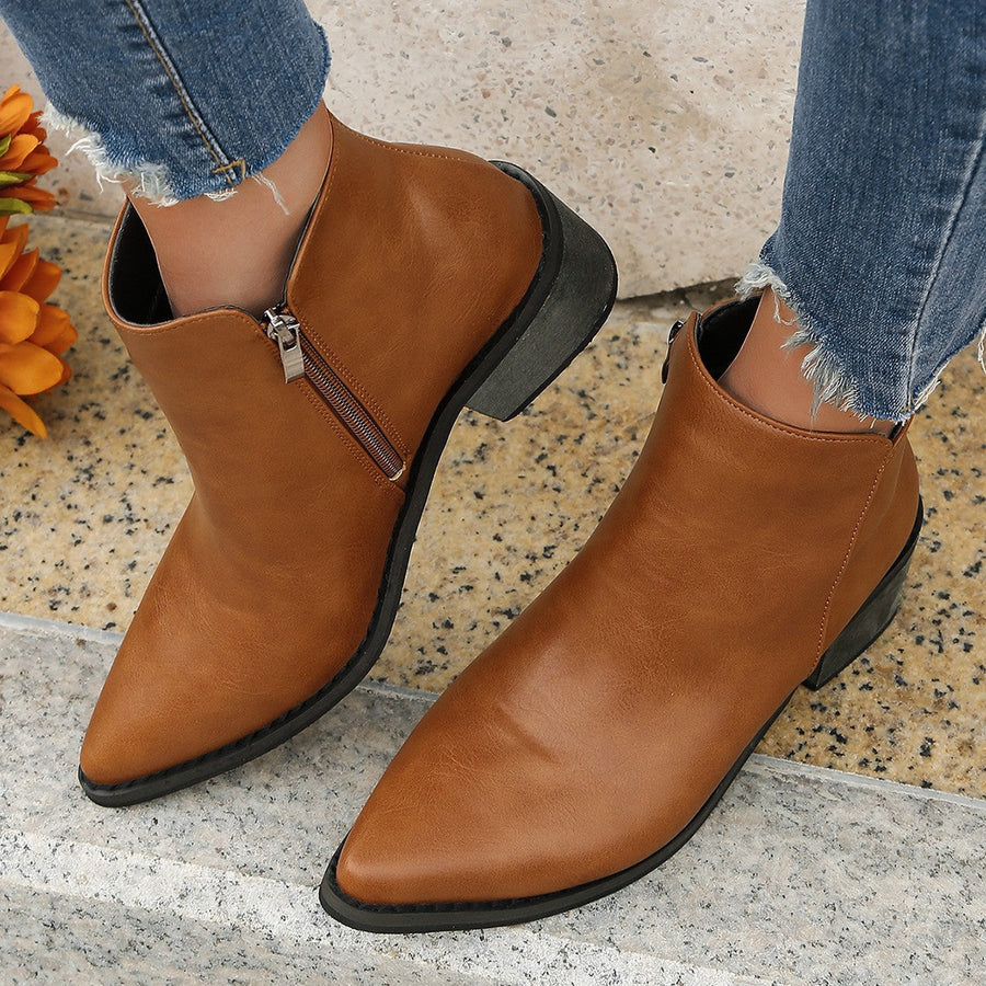 Bottines Chic à Bout Pointu