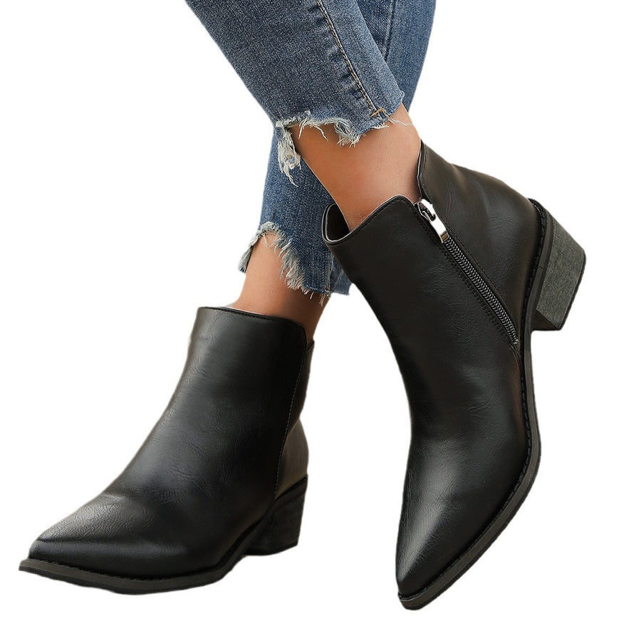 Bottines Chic à Bout Pointu