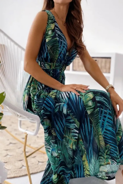 Elowen | Robe imprimée à nouer pour femmes