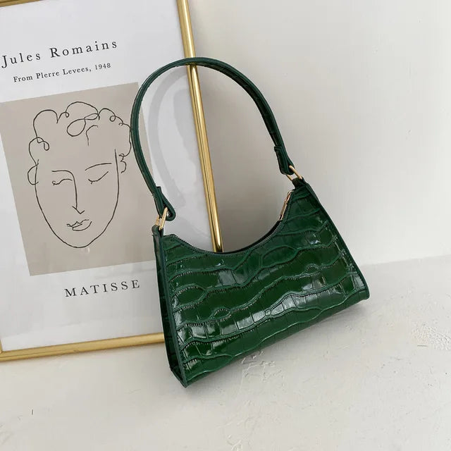 Mallie - Sac à bandoulière pour dames en cuir rétro