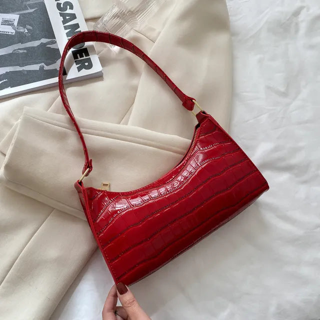 Mallie - Sac à bandoulière pour dames en cuir rétro