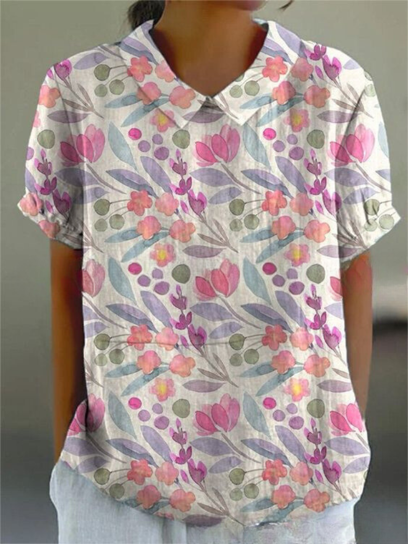 Liv | Chemisier élégant à motif floral pour femmes