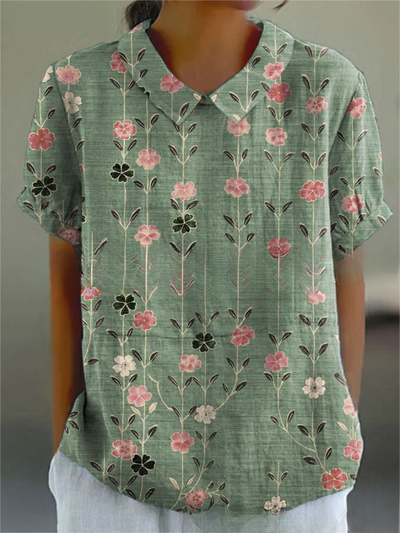 Liv | Chemisier élégant à motif floral pour femmes