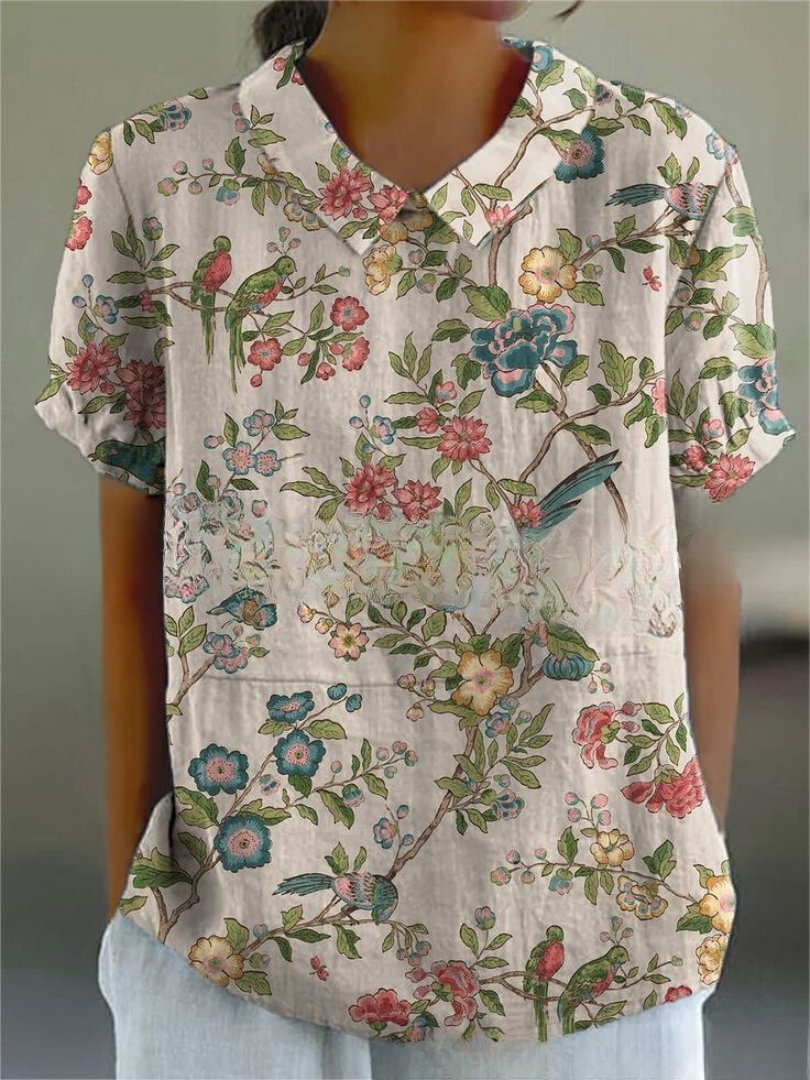 Liv | Chemisier élégant à motif floral pour femmes