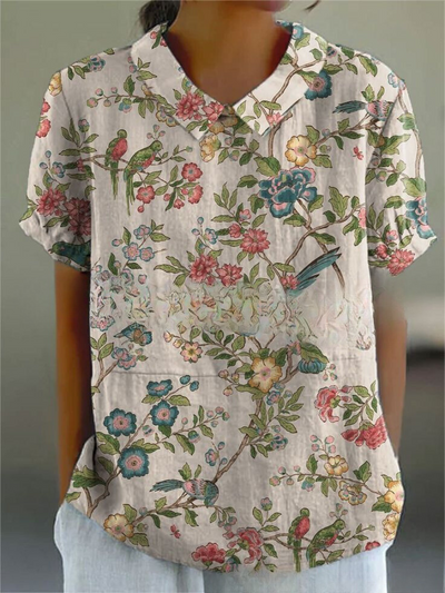 Liv | Chemisier élégant à motif floral pour femmes