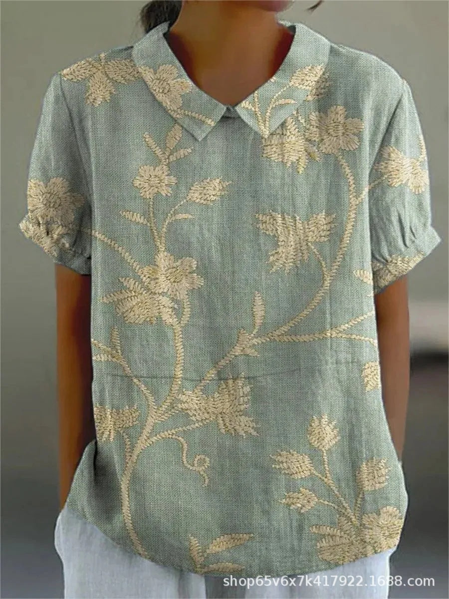 Liv | Chemisier élégant à motif floral pour femmes