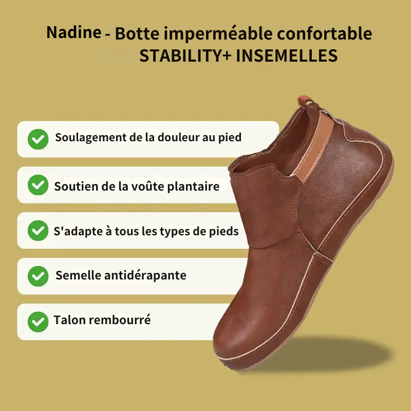 Nadine - Bota Impermeável Confortável