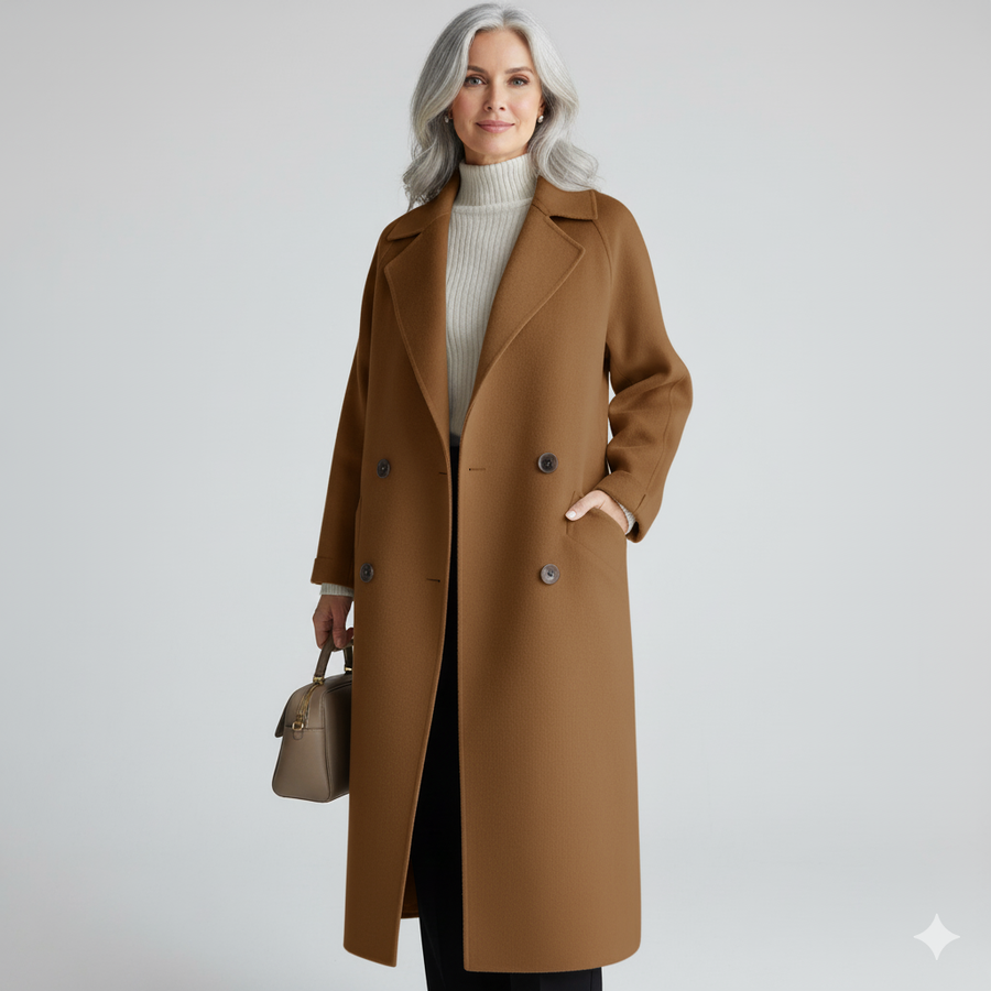 Manteau Classique Élégant à Boutons
