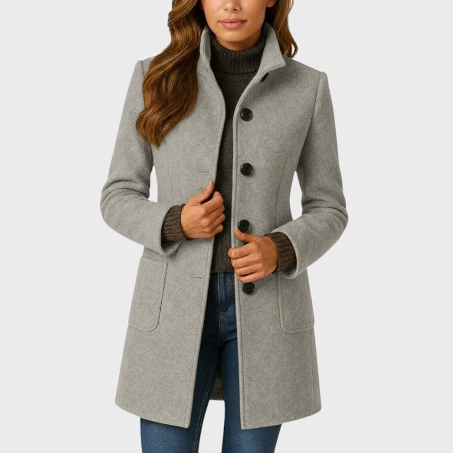 Manteau Élégant Coupe Structurée