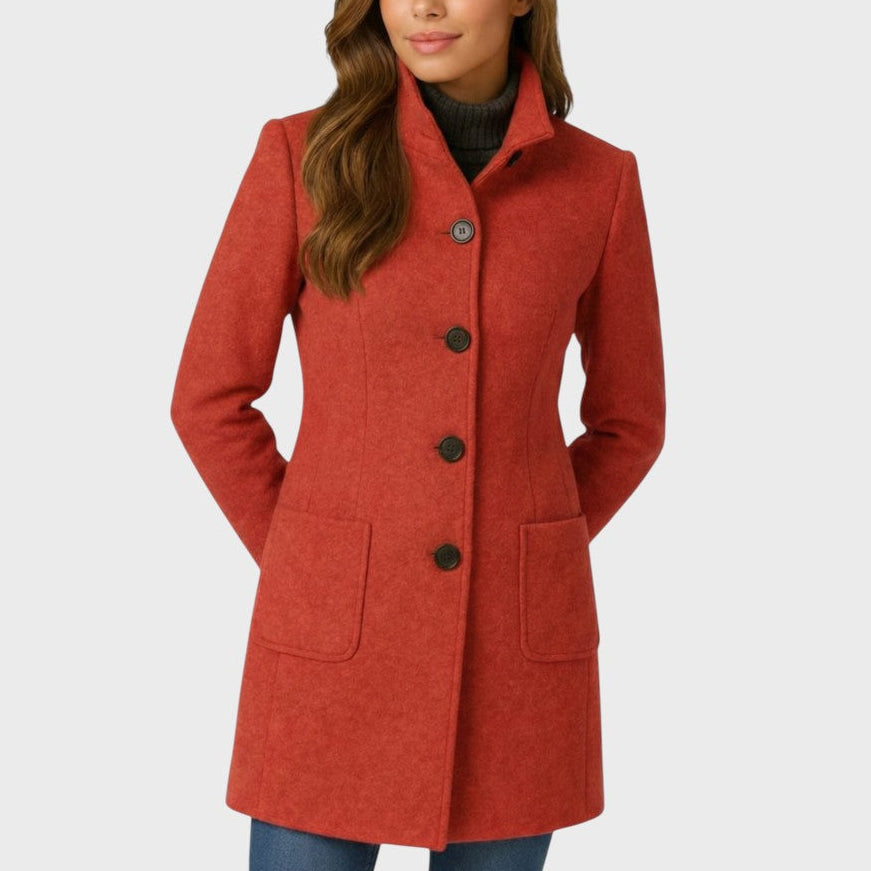 Manteau Élégant Coupe Structurée