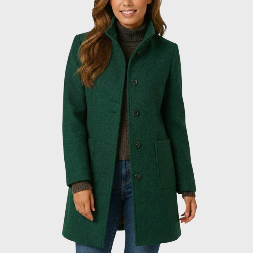 Manteau Élégant Coupe Structurée