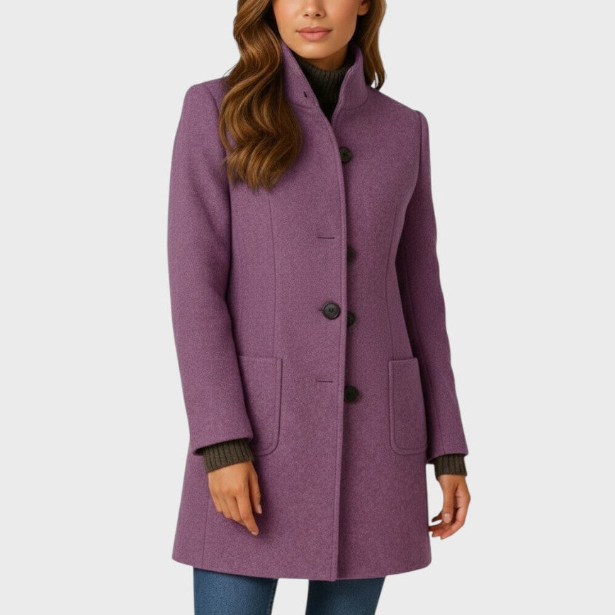 Manteau Élégant Coupe Structurée
