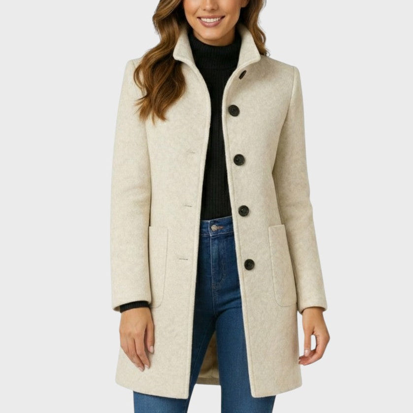 Manteau Élégant Coupe Structurée