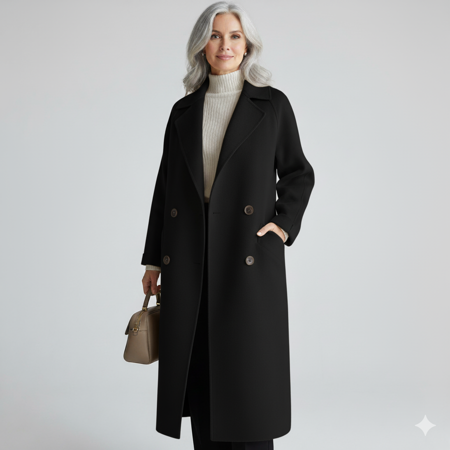Manteau Classique Élégant à Boutons