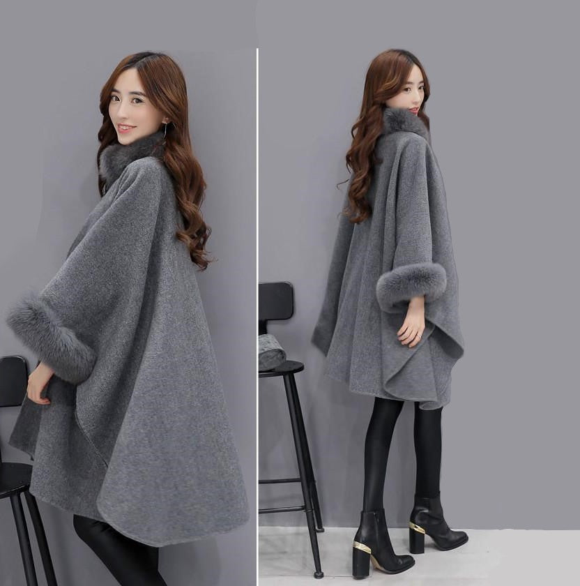 Manteau fantaisie en cachemire™