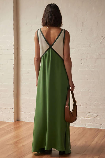 Elena - Robe midi sans manches
