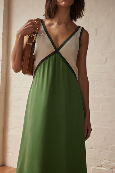 Elena - Robe midi sans manches