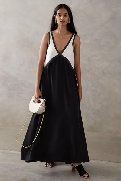 Elena - Robe midi sans manches