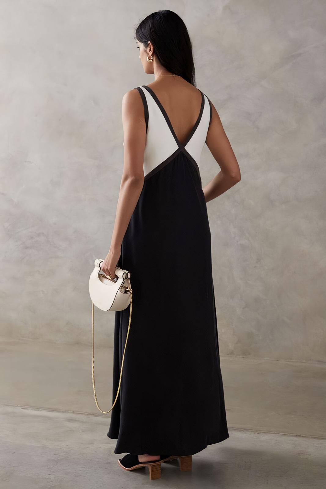 Elena - Robe midi sans manches