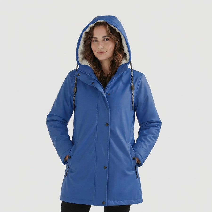 Parka à Capuche Douillette Cintrée