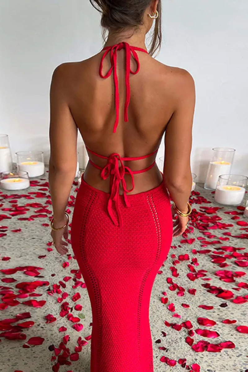 Jalene | Robe longue dos nu sexy