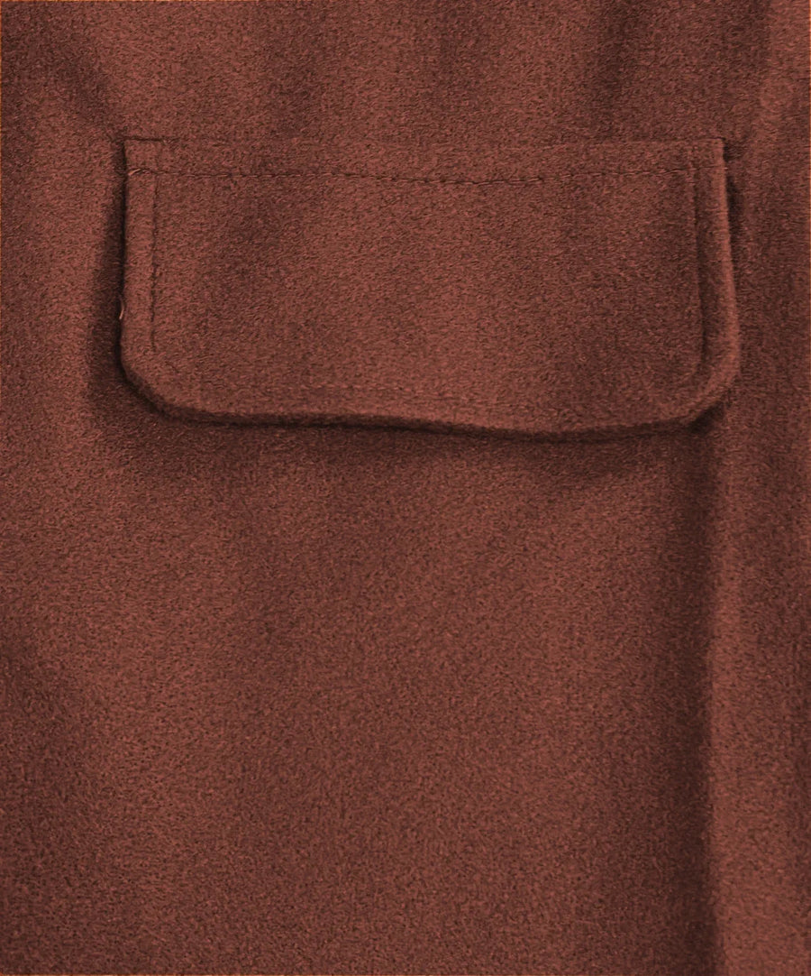 Manteau Long Croisé Camel Élégant