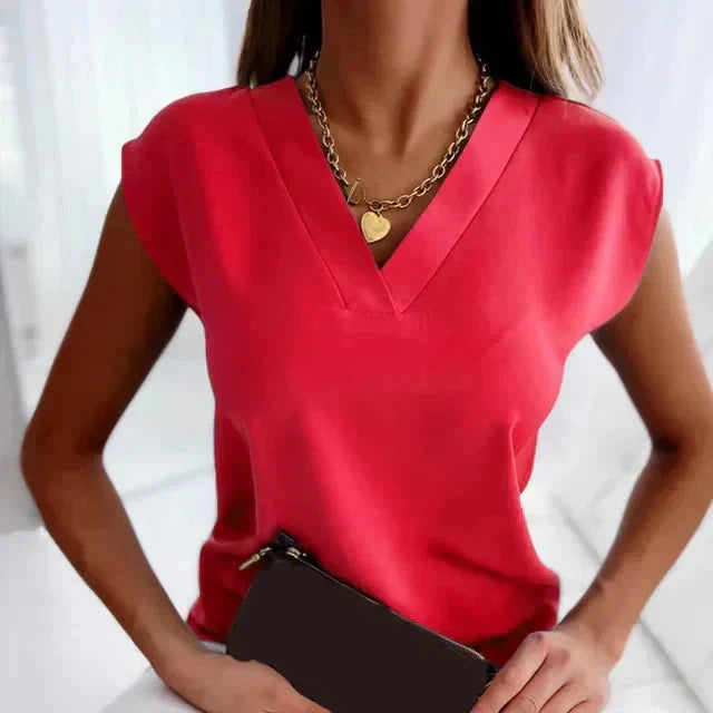 T-shirt sans manches pour femmes