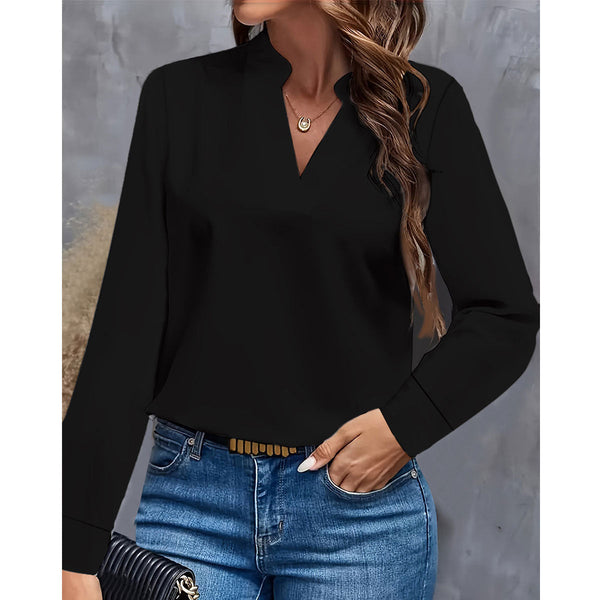Chemise ample - Col en V et coupe confortable