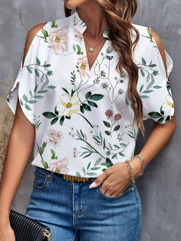 Top ample - Design épaules découvertes et coupe ample