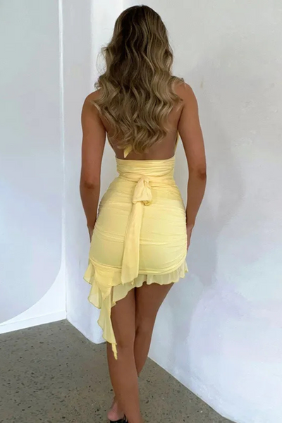 Maelis | Robe longue à volants pour femme