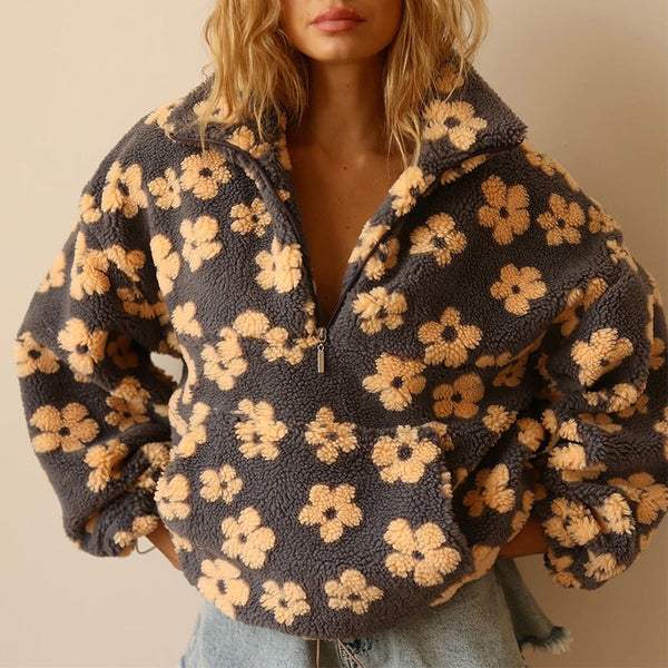 SOFIA | Pull à fleurs