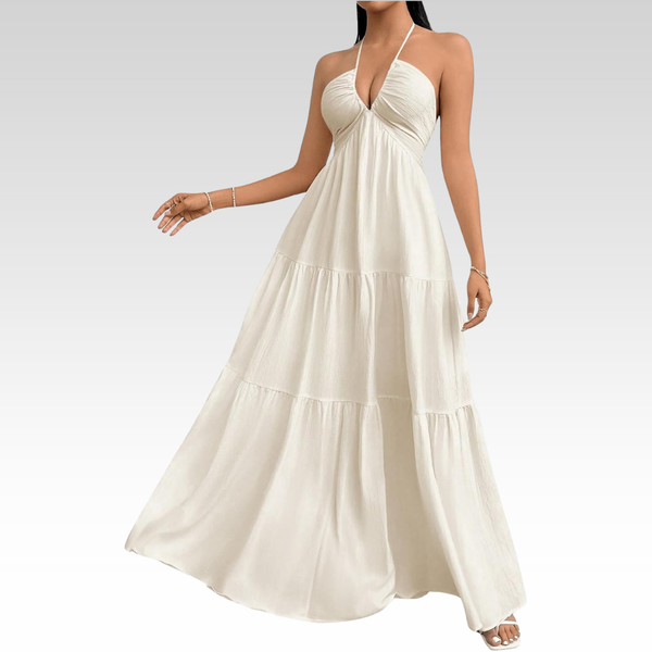 Robe Maxi Fluide Élégante - Coupe Affinante et Confortable