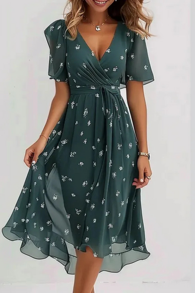 Monroe | Robe d'été élégante en mousseline de soie