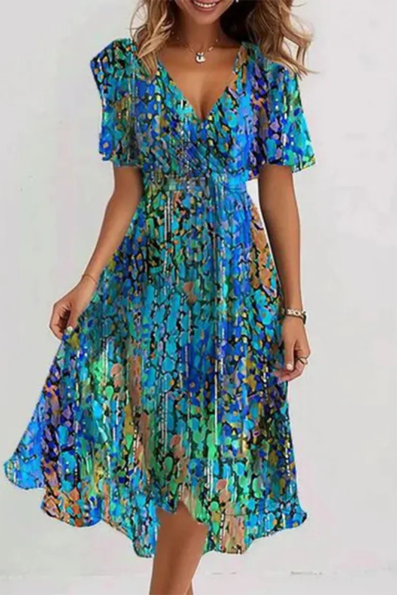 Monroe | Robe d'été élégante en mousseline de soie