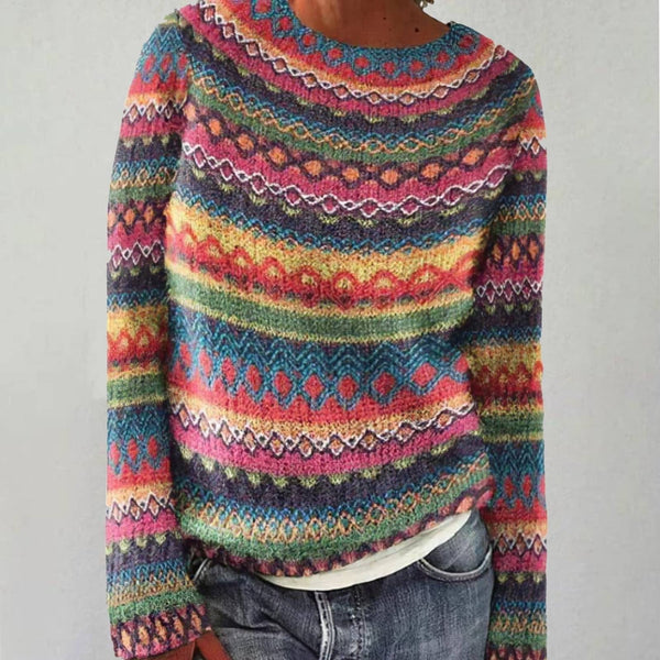 Emelia™ - Pull confortable au style rétro