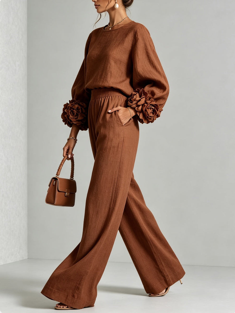 Ensemble Rosalie — détail des poches latérales du pantalon